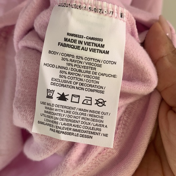 Nike Gold Logo Pink Funnel Neck Hoodie size Medium - Picture 8 of 11